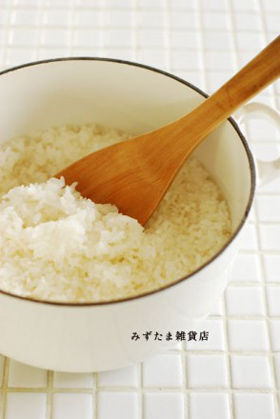 ル・クルーゼでごはんを炊いて小さな節電