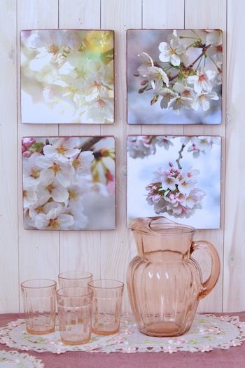 桜満喫！簡単で手軽な桜ボード