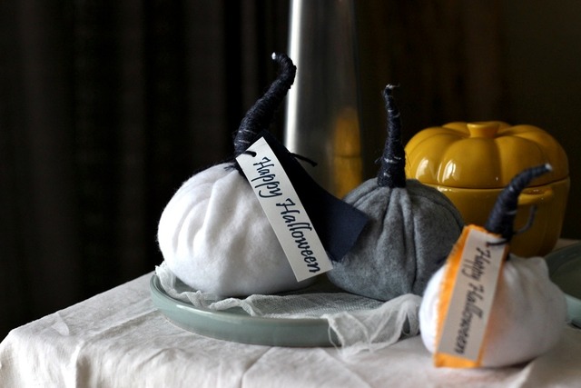 フリース布で♪ 簡単かぼちゃの作り方