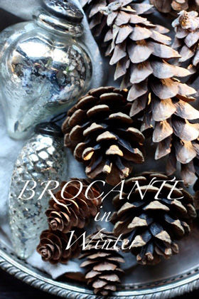 ブロカントな冬のインテリア