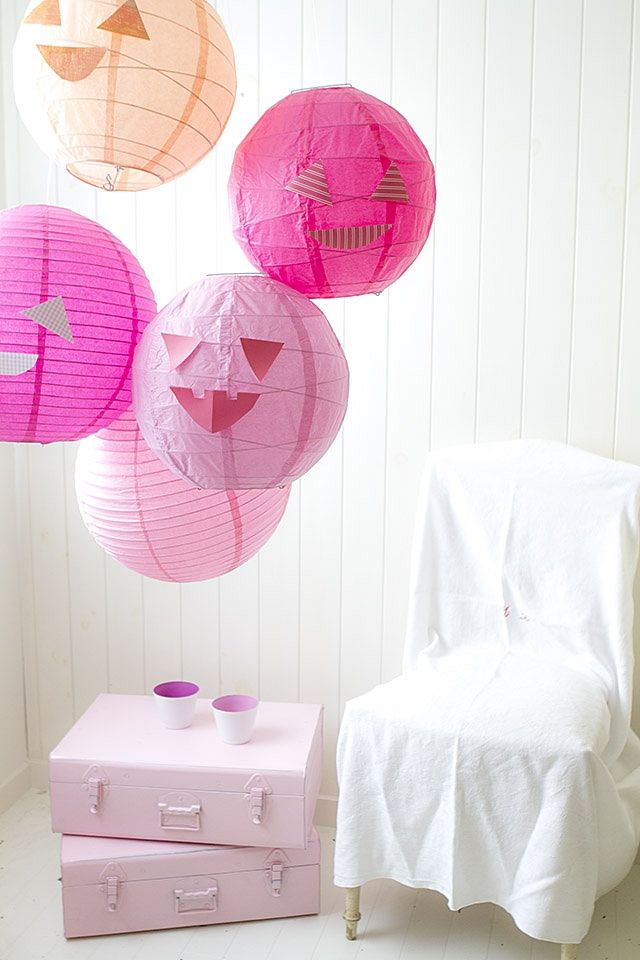 たったこれだけ！　ペーパーランタンdeカンタンかぼちゃ飾り☆