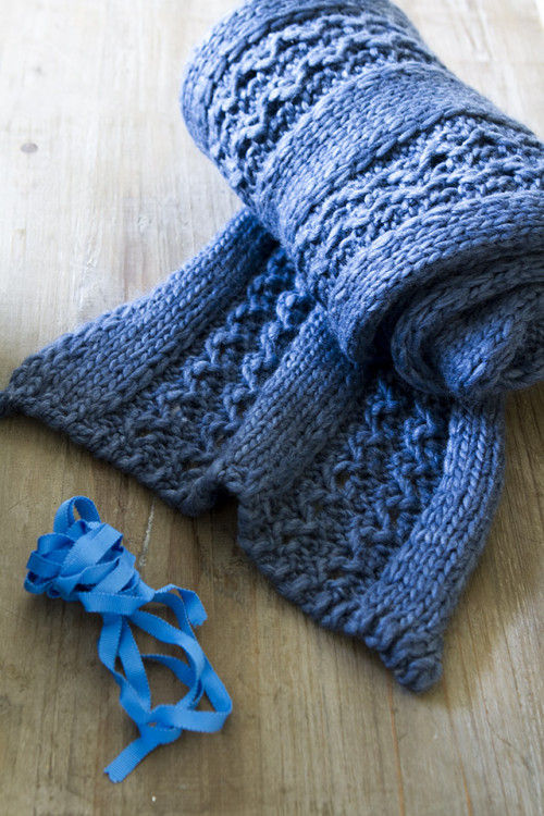 マフラーがスヌードに変身！　新鮮リメイク☆