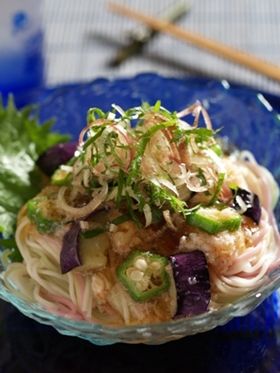 七夕の日に　涼やかジュレそうめん