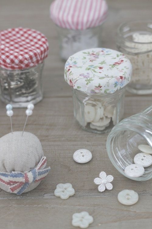 クラフトテープで簡単かわいくアレンジ★ミニジャム瓶