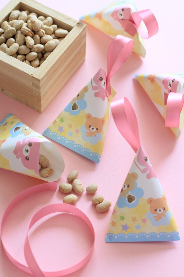 余ったポチ袋で、節分の準備をしちゃいましょう♪