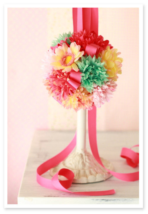 700円で出来ちゃう♪　七五三に可愛いボールブーケ