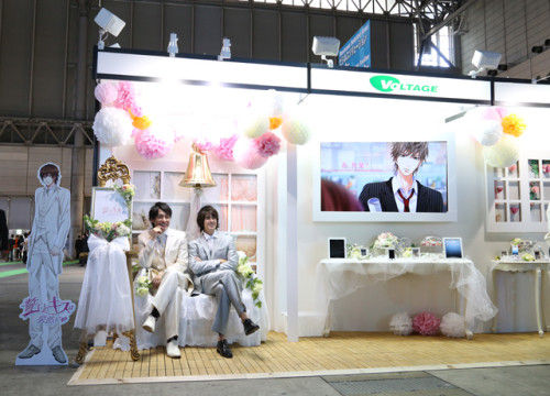 「東京ゲームショウ2013」の出展ブースで、乙女な世界をスタイリング♡