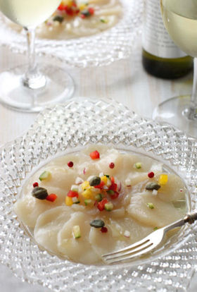 ホタテのカルパッチョ