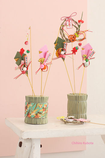 １００円ショップでつくる可愛いお正月飾り