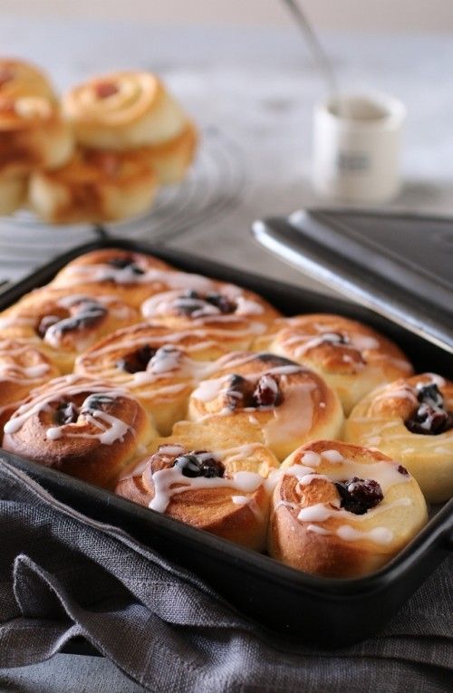 コンロのグリルでシナモンロール♪　「いただきます」まで30分