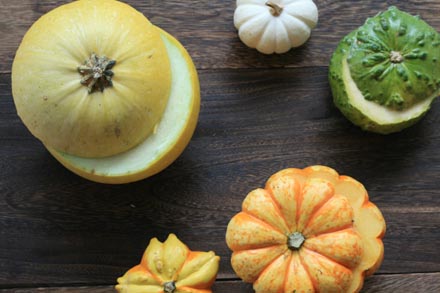 おもちゃかぼちゃでランタン作り