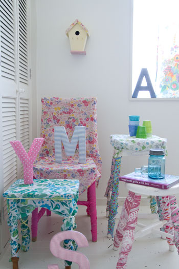 ファブリックで家具を簡単リメイク！