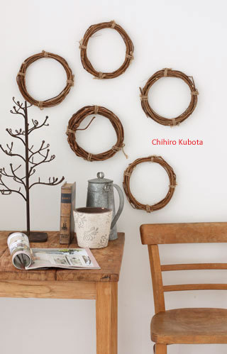 ダイソー１００円素材をミニインテリアに