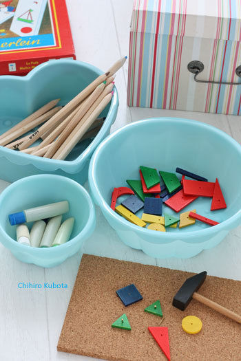 ＩＫＥＡ・ケーキ容器でおもちゃ箱