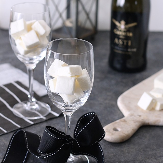 今年は大人バレンタイン♪　ワイン入り手作りホワイトチョコマシュマロの作り方