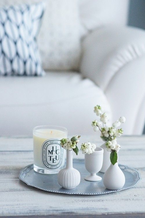 ブラック＆ホワイトの実ものでかっこよく♪　秋の花飾り