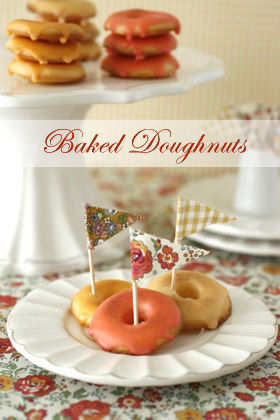 シリコン型で簡単ヘルシー・焼きドーナツ