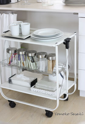 100円ボトルでカフェ風収納