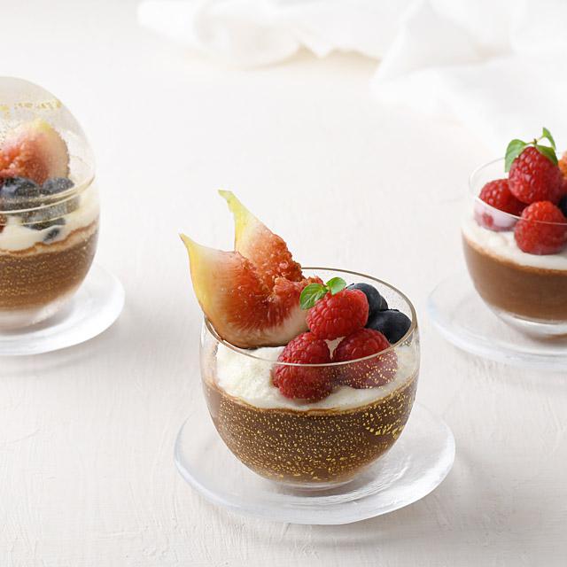 ジューズと混ぜるだけ！ 超簡単チョコレートムース