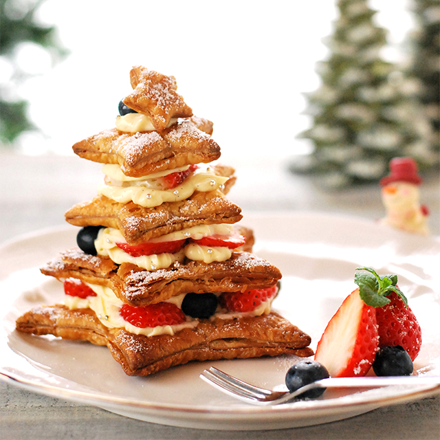市販のパイシートで簡単に♪　クリスマスケーキを作ってみよう！