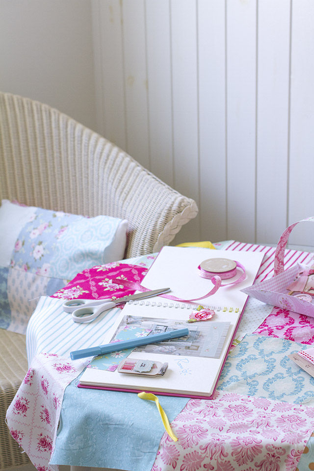 手作り女子のDream Room“Tildaのお部屋”～縫わないでできるパッチワーク風テーブルクロスの作り方