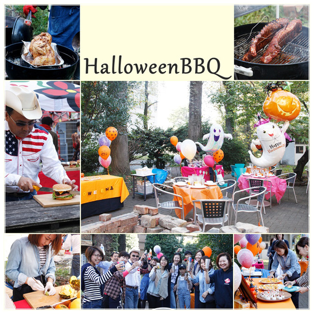 秋の味覚♪ 本格的なハロウィンBBQでお肉を堪能！
