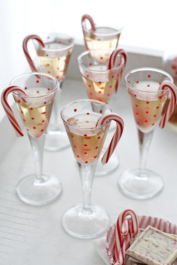 2012クリスマス・9　Candy CaneでXmasアイスティーのおもてなし