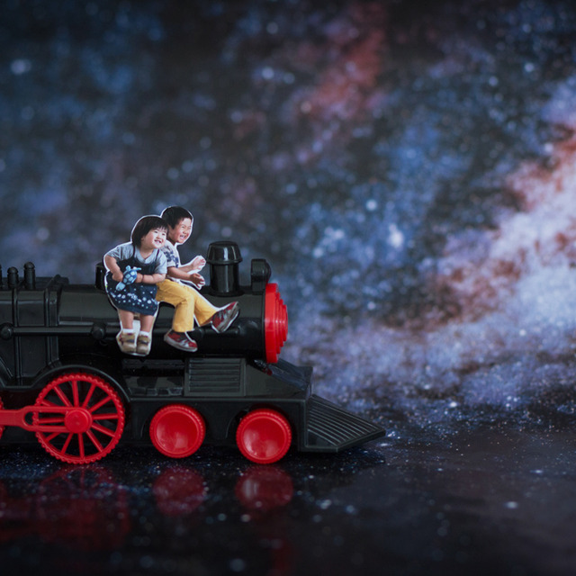 まるで銀河鉄道999！おもちゃのSLで七夕の夜を走ってみよう♫