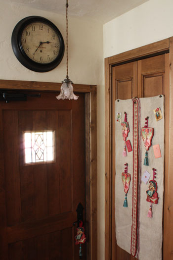 アンティーク風ポストカードでバレンタインのおうち飾り