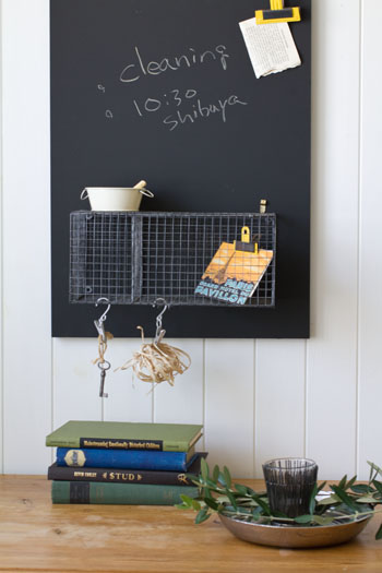 流行のチョークボードを黒板ボードのリメイクで