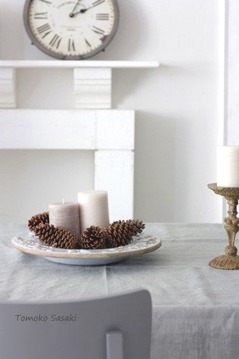 簡単！おしゃれな松ぼっくりのアレンジテク