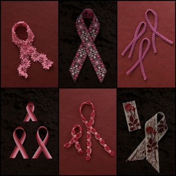 おしゃれなピンクリボンで乳がん検診を