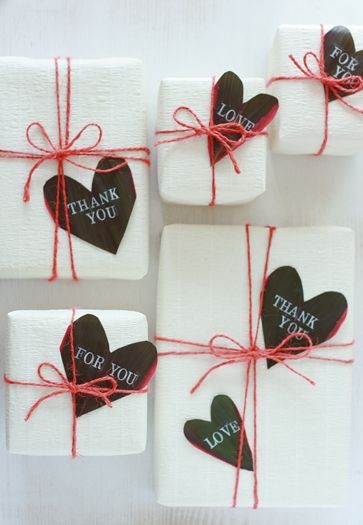 バレンタインに？葉っぱのメッセージカード