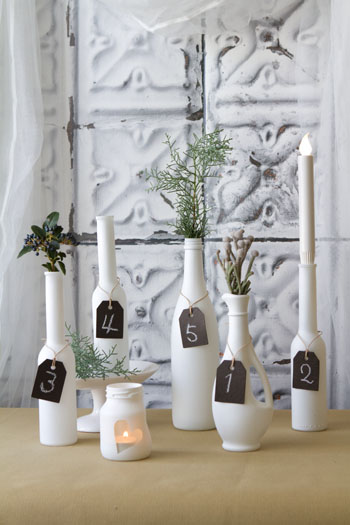 ペイントするだけ！　空きビンをシンプルリメイク