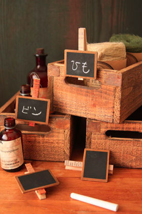 洗濯ばさみでいろいろ使えるミニ黒板