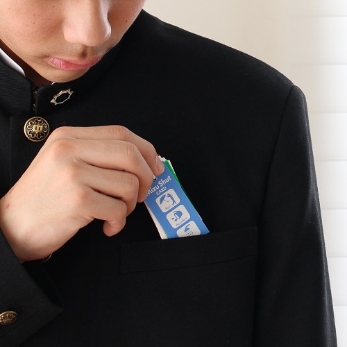 水、汗に強い！ 思春期男子の強い味方。耐水加工単語カード