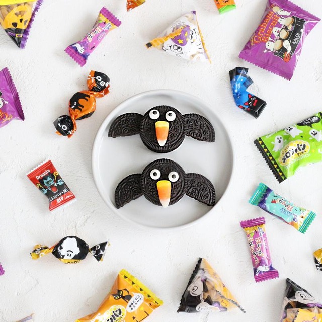オレオで簡単！ かわいいハロウィンのカラス