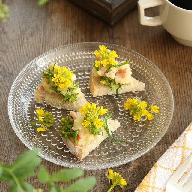 [美味しい雑草：セイヨウカラシナ] 大人のピリ辛ポテトサラダの作り方