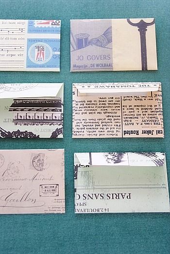 アンティーク風ポスターで、プチプラ手づくりポチ袋