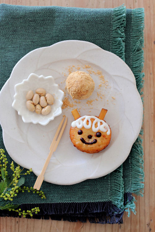 節分のお豆をドーナツに♪　お豆がたっぷり豆腐ドーナツ