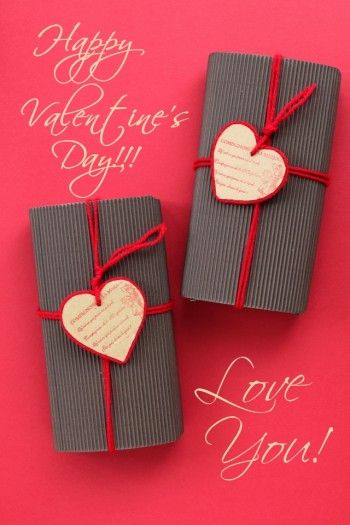 【バレンタイン2013】これダンボール?!　バレンタイン・ラッピング