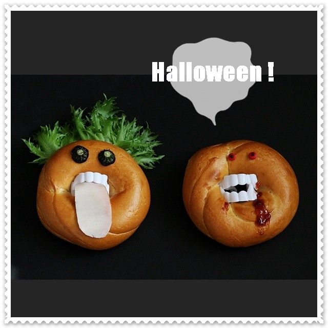 100均仮装グッズで簡単モンスターベーグル