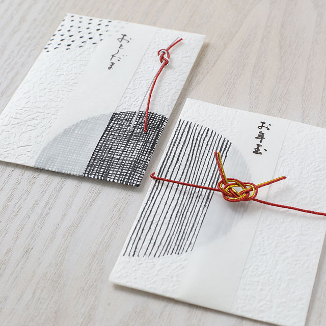 100均アイテムで♪ モダンな手書きのぽち袋の作り方