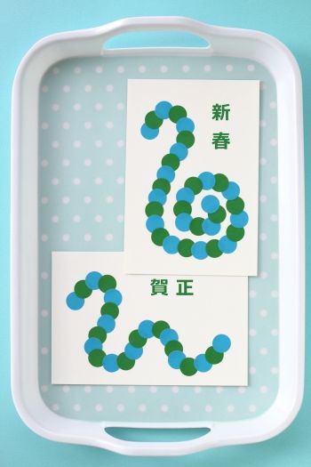 今からでも間に合う!?　カラーラベルで手作り年賀状