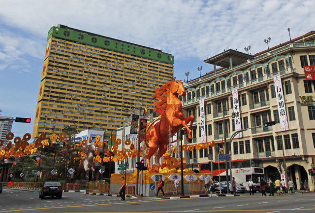 シンガポールより　新年快楽！運気アップの金柑を旧正月のインテリアに