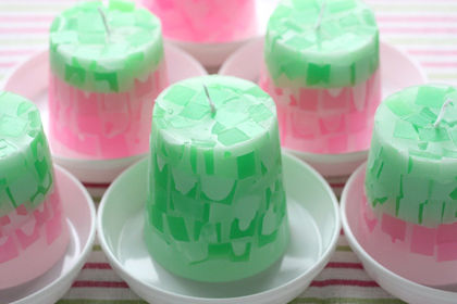 おうちのろうそくで手づくりキャンドル