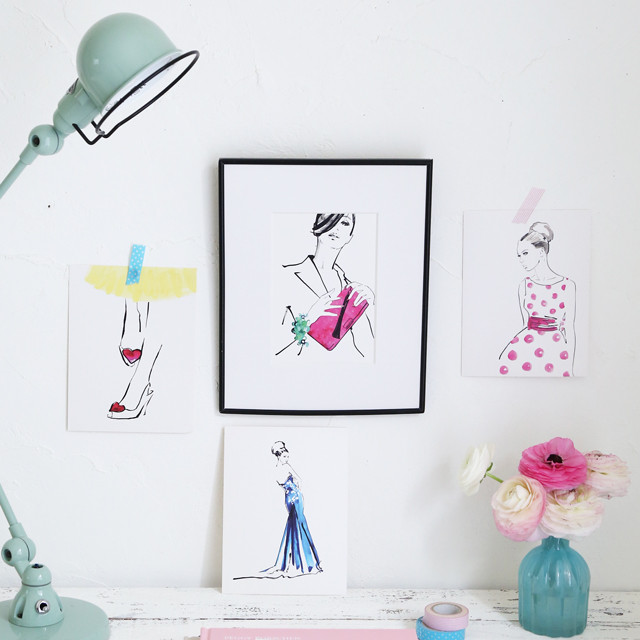 IKEAのアートカードで春の模様替え♪ モノトーンからパステルへ