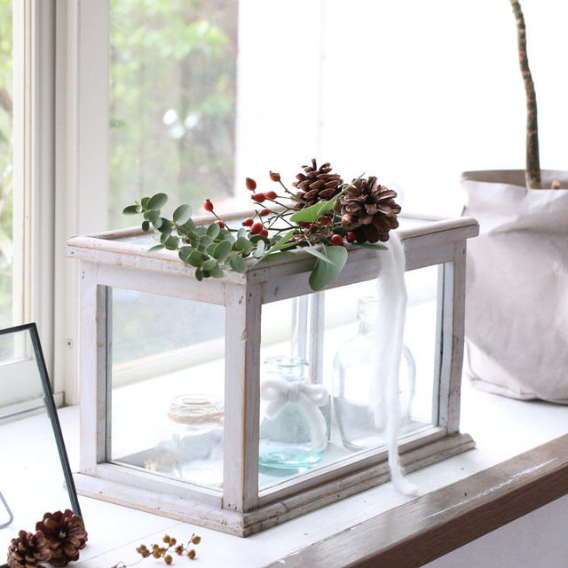 ［野花生活］木の実のクリスマススワッグの作り方