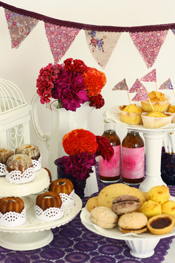 布とリボンで手づくりガーランド