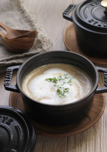 コストコのドライポルチーニで秋薫るきのこのポタージュ